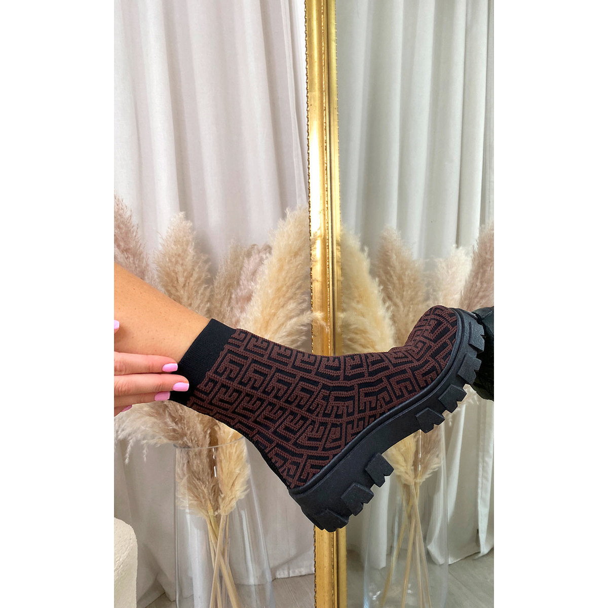 Chunky Sock Boots