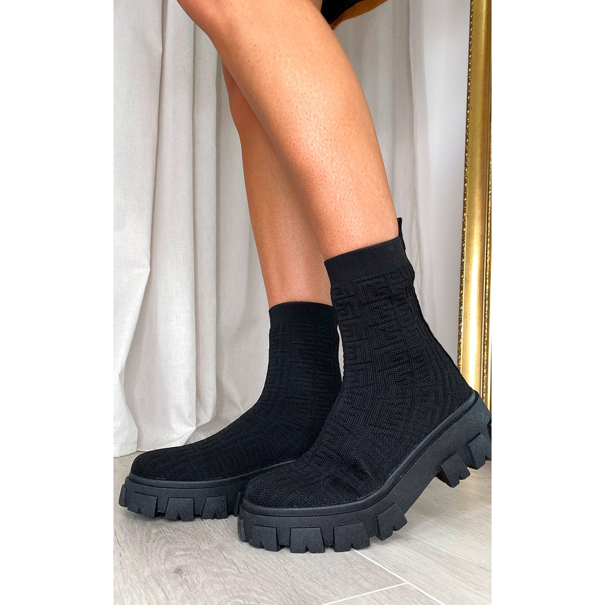 Chunky Sock Boots