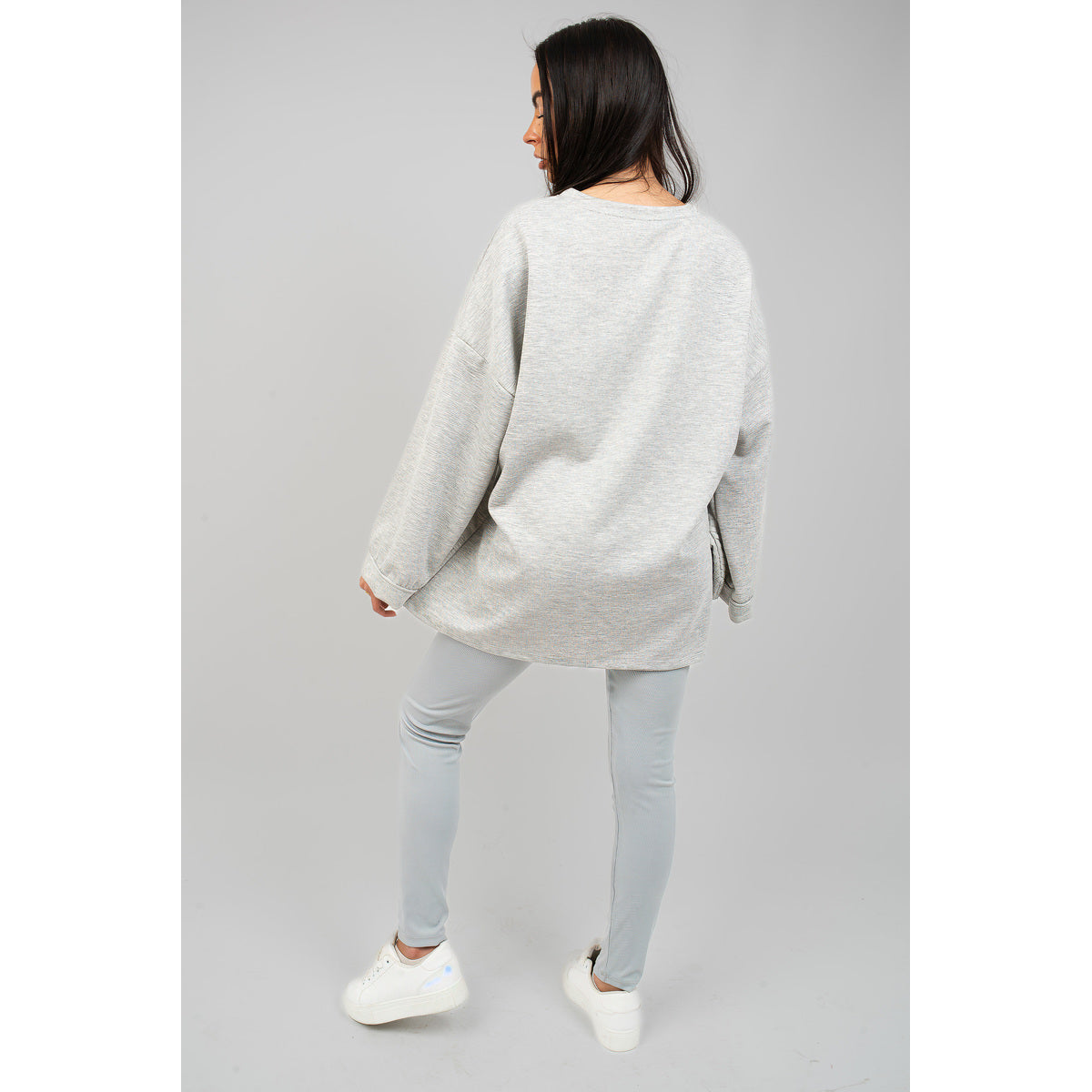 Oversized Long Sleeve Sweatshirt Top