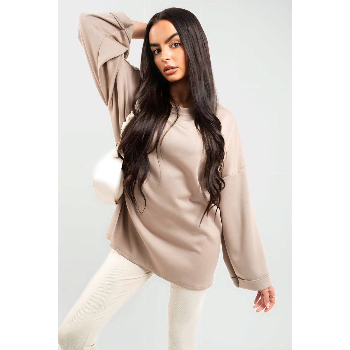 Oversized Long Sleeve Sweatshirt Top
