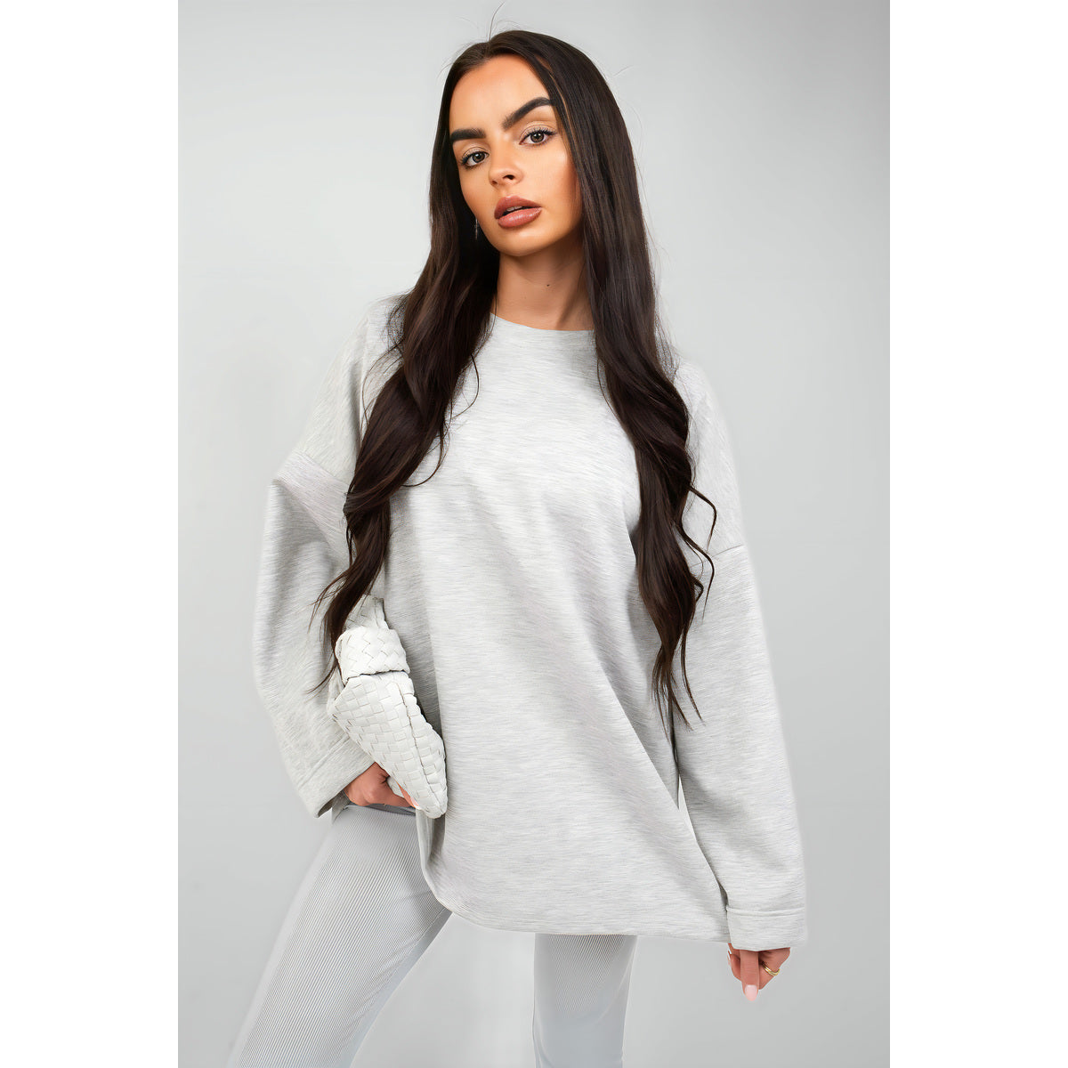 Oversized Long Sleeve Sweatshirt Top