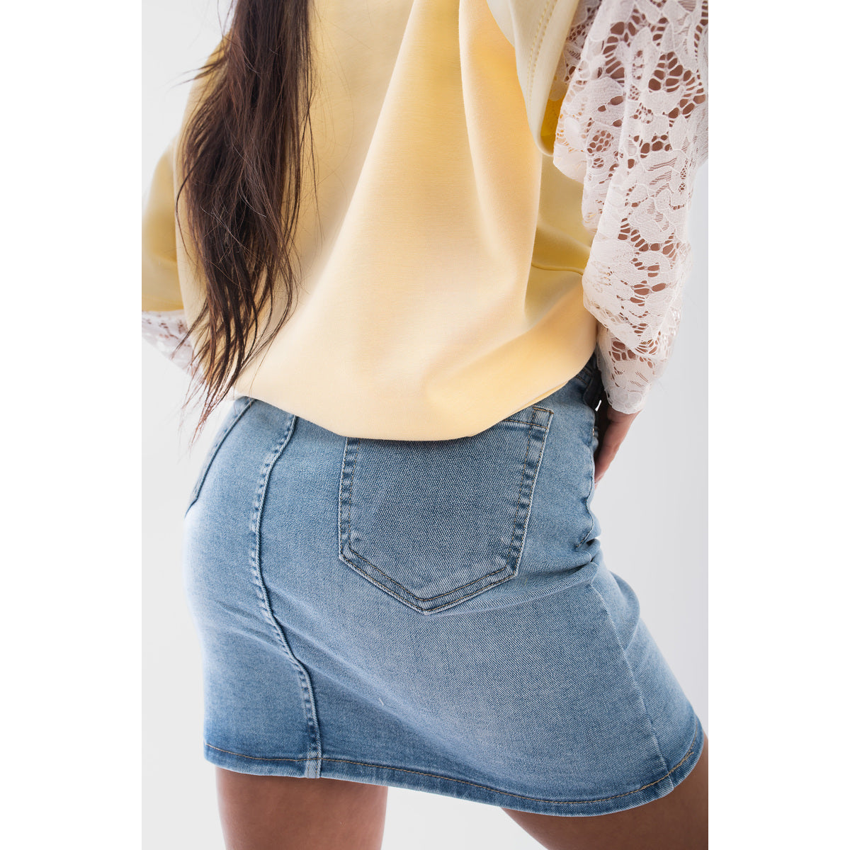 High Waisted Mini Skirt