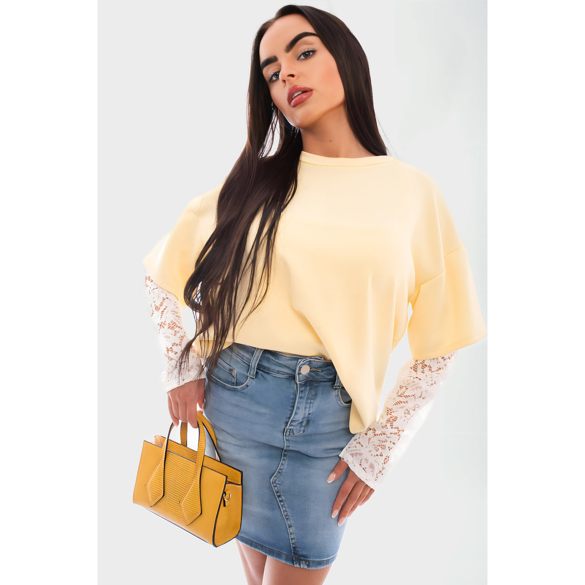High Waisted Mini Skirt