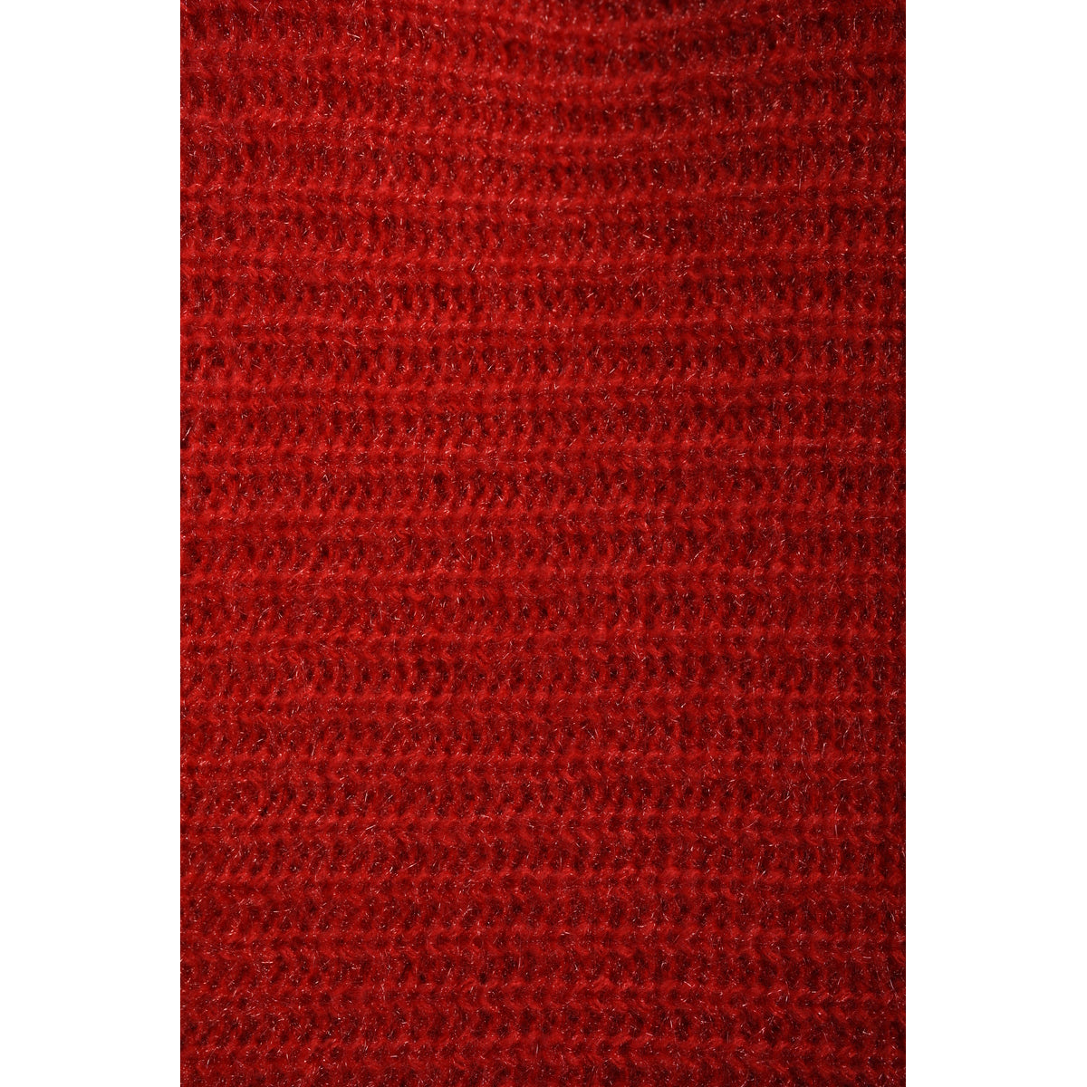 Cut Out Tie Bow Sleeve Detail Chunky Knitted Top