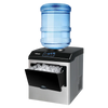 Bullet Ice Maker Electric Commercial Or Homeuse Countertop Automatic Ice Making Machine Ice Cube Making Machine 25kg HZB-25/BF