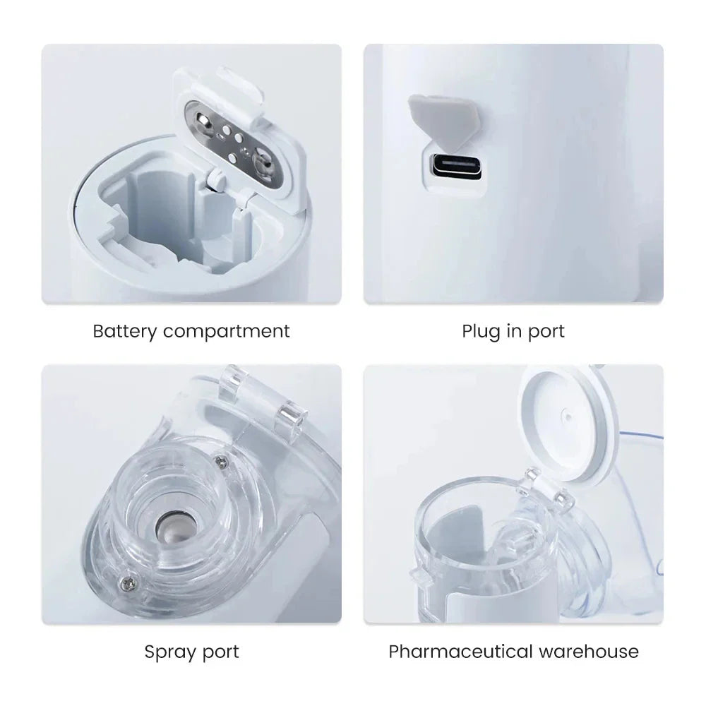 Medical Silent Mesh Nebulizer Handheld Asthma Inhaler Atomizer Children Health Care Mini Portable Nebulizer Humidifier