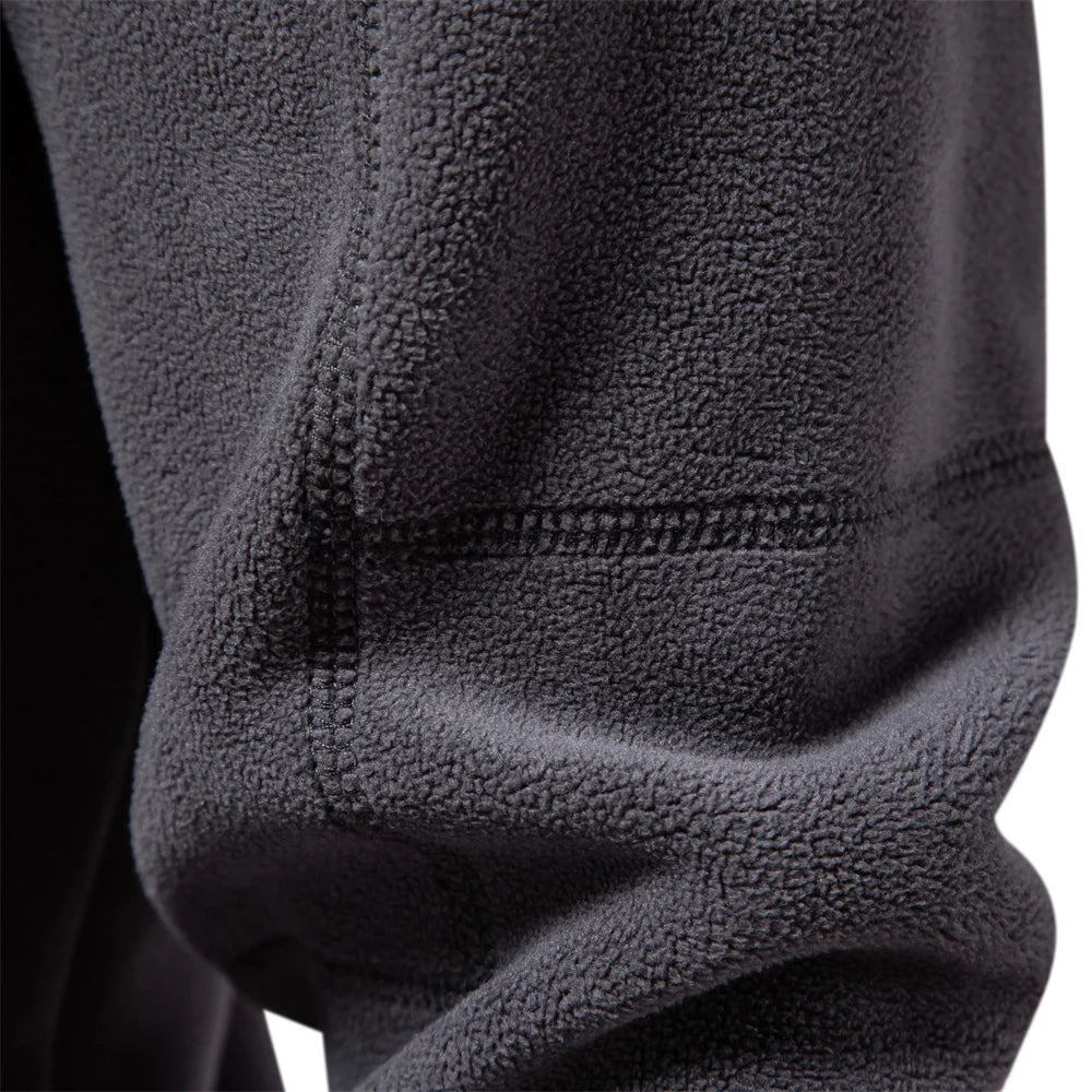 Men’s Thick Fleece Half-Zip Pullover – Warm Winter Sweatshirt - 7 Colours