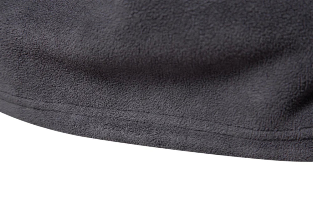 Men’s Thick Fleece Half-Zip Pullover – Warm Winter Sweatshirt - 7 Colours