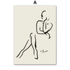Abstract Line Art Posters – Minimalist Black & White Wall Art Prints for Modern Interiors | DArtano