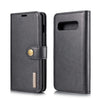 DG.MING Crazy Horse Texture Flip Detachable Magnetic Leather Case for Samsung Galaxy S10, with Holder & Card Slots & Wallet, Galaxy S10, For Samsung Galaxy S10