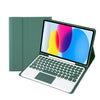 For iPad 11 2025 / 10th Gen 10.9 2022 YA10B-A Lambskin Texture Bluetooth Touch Keyboard Leather Tablet Case with Pen Slot, YA10B-A