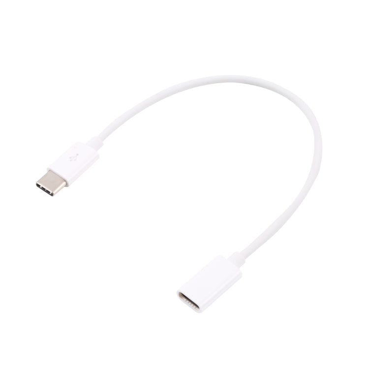 USB-C / Type-C Male to Type-C Female Extended Cable, Length: 20cm, 20cm