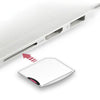 Micro SD / TF Card to SD Adapter for MacBook Air / Pro, Support up to 512GB (White)