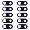 10 PCS Back Camera Lens for LG V30 H930 H933, For LG V30 (Black), For LG V30 (Silver)