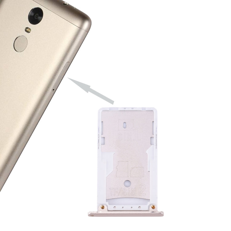 For Xiaomi Redmi Note 3 (Qualcomm Version) SIM & SIM / TF Card Tray, Redmi Note 3 (Qualcomm), For Redmi Note 3 (Qualcomm), Redmi Note 3 (Qualcomm Version)