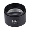 Stereo Microscopes Auxiliary Objective Lens Barlow Lens Magnifier 0.5X WD165, 0.5X WD165