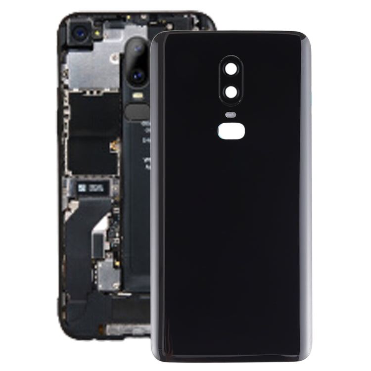 For OnePlus 6 Smooth Surface Battery Back Cover, For OnePlus 6, For OnePlus 6 (Red)