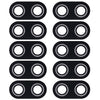 10 PCS Back Camera Lens Cover for Asus ZenFone Max Plus(M1) X018DC Pegasus 4s ZB570TL 5.7 inch (Black), For ZenFone 3 Deluxe ZS570KL