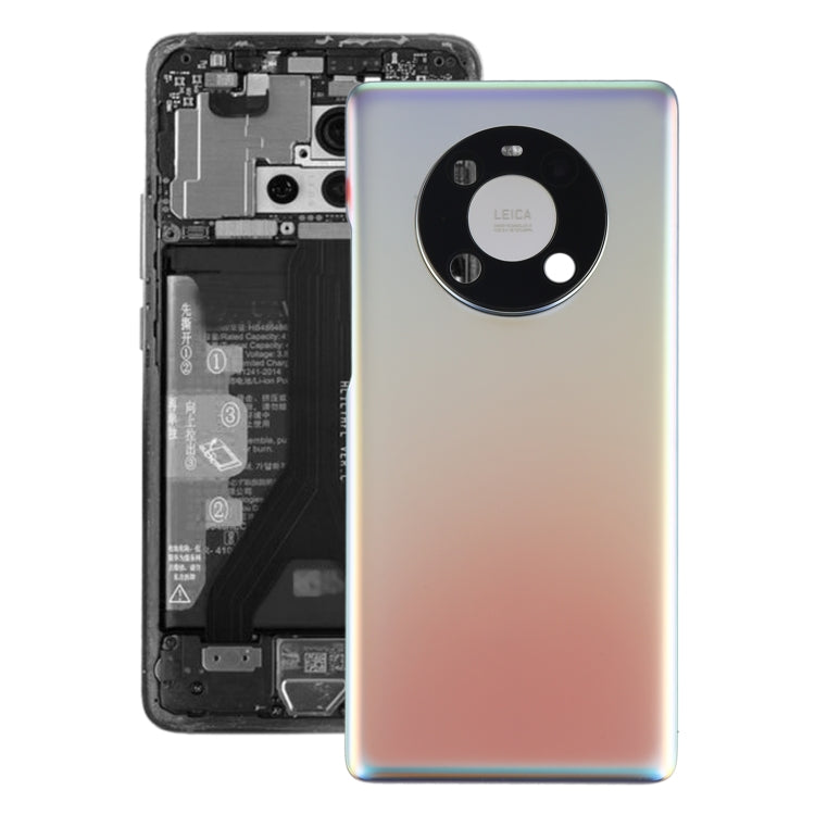 Original Battery Back Cover with Camera Lens Frame for Huawei Mate 40 Pro, For Huawei Mate 40 Pro (Original)