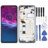 LCD Screen and Digitizer Full Assembly with Frame for Motorola One Action XT2013-1 XT2013-2 XT2013-4, For Motorola One Action