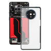 For OnePlus 7T Battery Back Cover with Camera Lens Frame, For OnePlus 7T