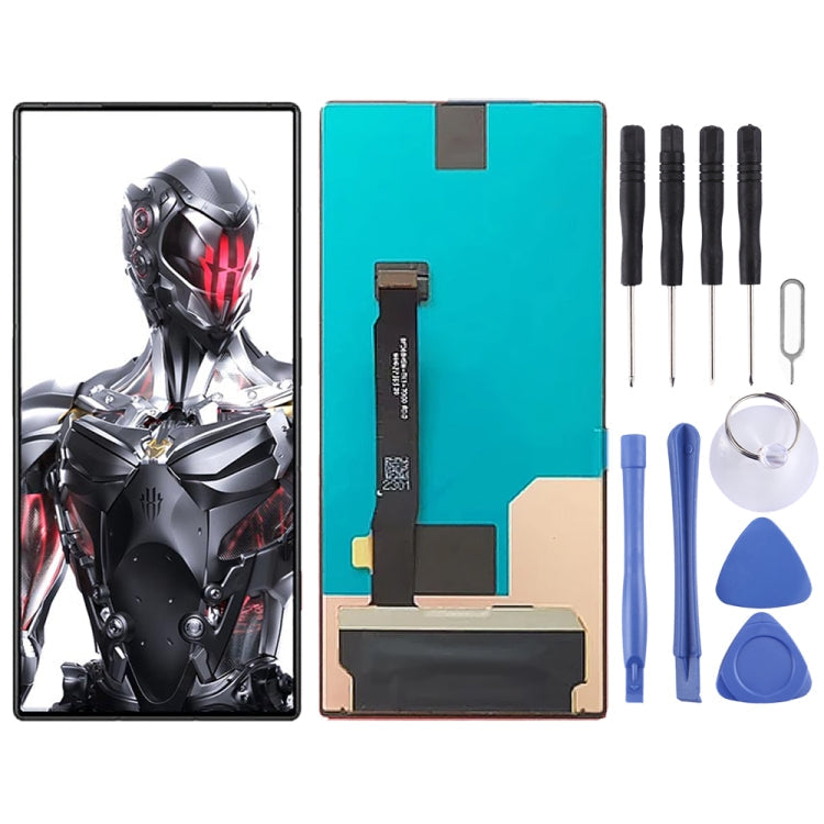 AMOLED Material LCD Screen for ZTE Nubia Red Magic 8 Pro NX729J With Digitizer Full Assembly, For ZTE Nubia RedMagic 8 Pro