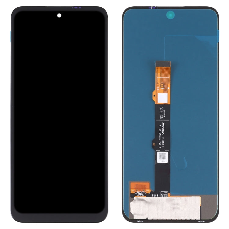 AMOLED Material  LCD Screen and Digitizer Full Assembly For Motorola Moto G42, For Motorola Moto G42