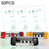 50 PCS F0004 Anti Blue Ray TPU Soft Film Supplies for Protector Cutter, F0004