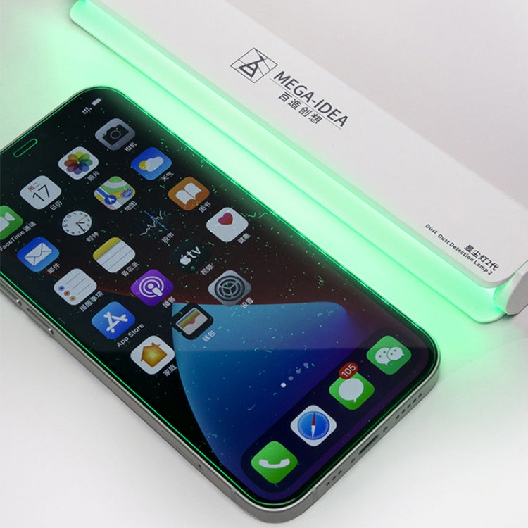 Show Dust Lamp 2 LCD screen Repair Dust Lamp Fingerprint Scratch Screen Changer Dust Display Lamp For Phone Mobile Green LED, Show Dust Lamp