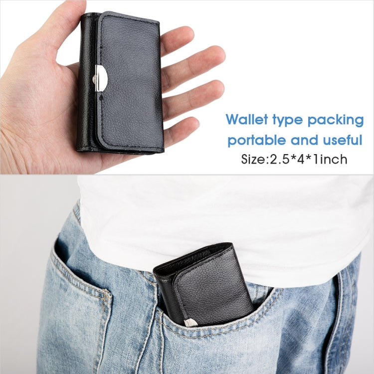 Magnetic suction 27 in 1 portable wallet type screw driver set mobile phone tablet maintenance tool, 27 in 1
