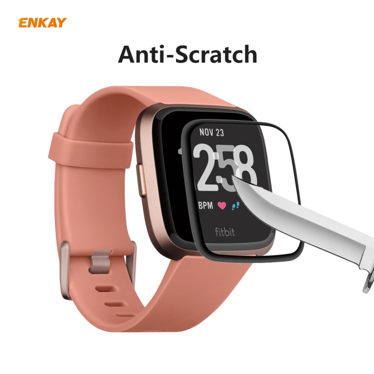For Fitbit Versa 3 / Fitbit Sense ENKAY Hat-Prince 3D Full Screen Soft PC Edge + PMMA HD Screen Protector Film, For Fitbit Versa 3 / Fitbit Sense (1 PC), For Fitbit Versa 3 / Fitbit Sense (2 PCS), For Fitbit Versa 3 / Fitbit Sense (5 PCS)              ...