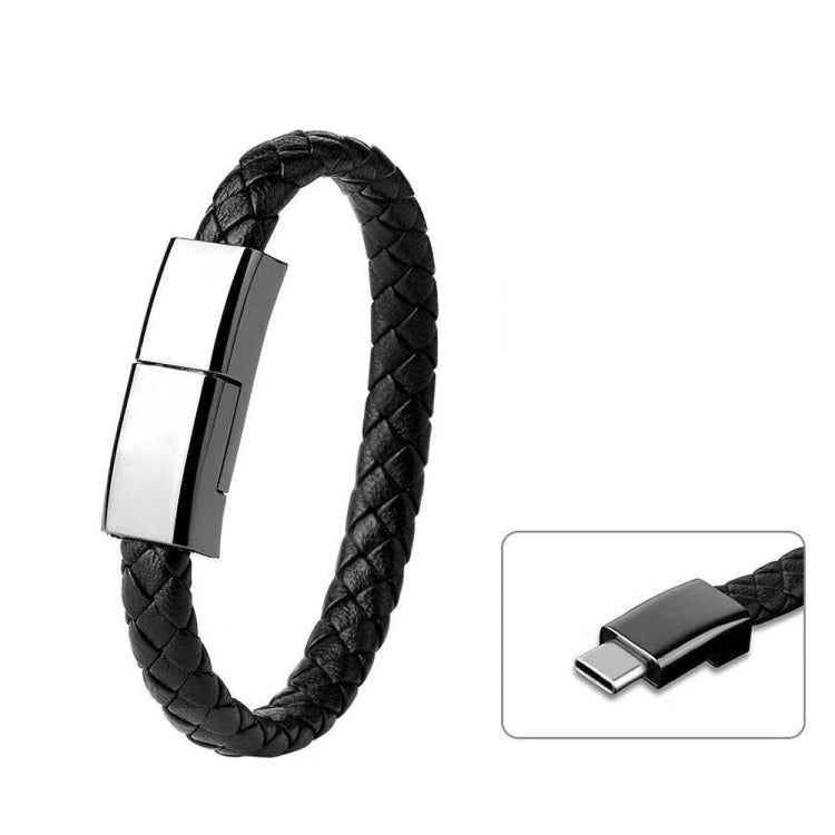 XJ-27 3A USB to Type-C Creative Bracelet Data Cable, Cable Length: 22.5cm, XJ-27 Type-C, 22.5cm Type-C