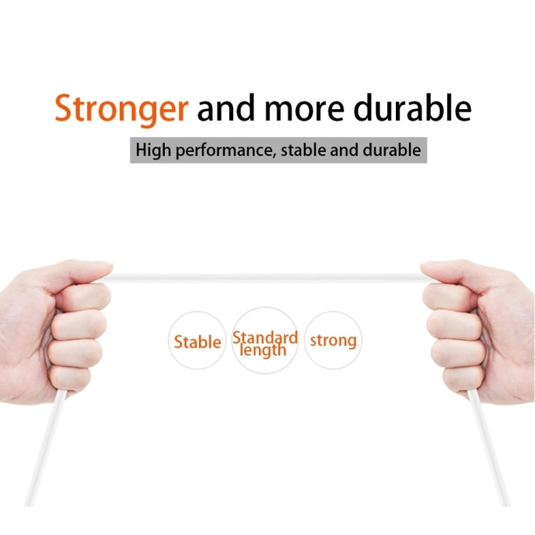 XJ-040 6A USB to USB-C / Type-C Fast Charging Data Cable, Length: 1m, 1m