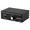 B051 2 Input And 1 Output Power Amplifier And Speaker Selection Switcher Output With Volume Adjustment 2 Power Amplifiers Audio Switcher Switch Distribution Comparator, B051