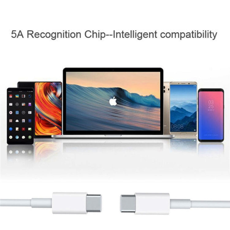 XJ-50 PD 120W 5A USB-C / Type-C to USB-C / Type-C Fast Charging Data Cable, Cable Length: 2m, 2m
