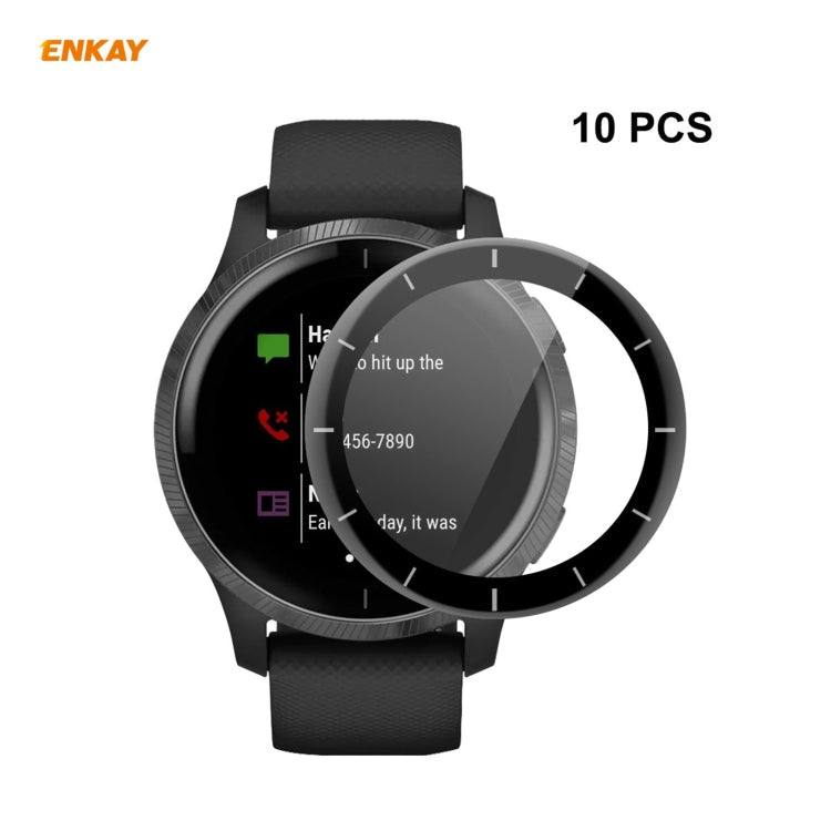 10 PCS ENKAY Hat-Prince 3D Full Screen Soft PC Edge + PMMA HD Screen Protector Film, For Garmin Venu 2S / Vivoactive 4S 40mm (10 PCS), For Redmi Watch (10 PCS), For Huawei B6 (10 PCS), For Venu 2 / Vivoactive 4 45mm (10 PCS)                            ...
