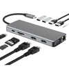 WS-04 12-in-1 Type-C Notebook Multi-function Docking Station, 12 in 1