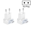 2 PCS XJ01 Power Adapter for iPad 10W 12W Charger & MacBook Series Charger, EU Plug, EU Plug