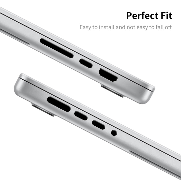 ENKAY Hat-Prince Silicone Anti-dust Plugs for MacBook Air 13.6 2022/2024 A2681 (M2) / A3113 (M3)