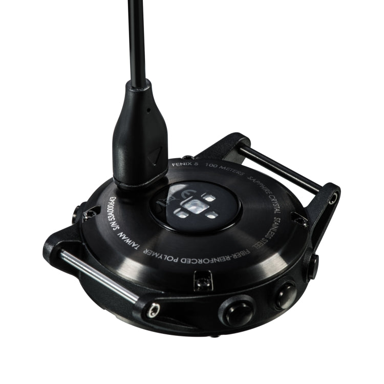For Garmin Fenix 7 Charger with Data Transmission Function(Black)