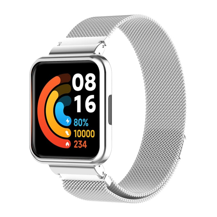 2 in 1 Milano Metal Strap with Watch Frame, For Xiaomi Redmi Watch 2 Lite, For Xiaomi Redmi Watch 2