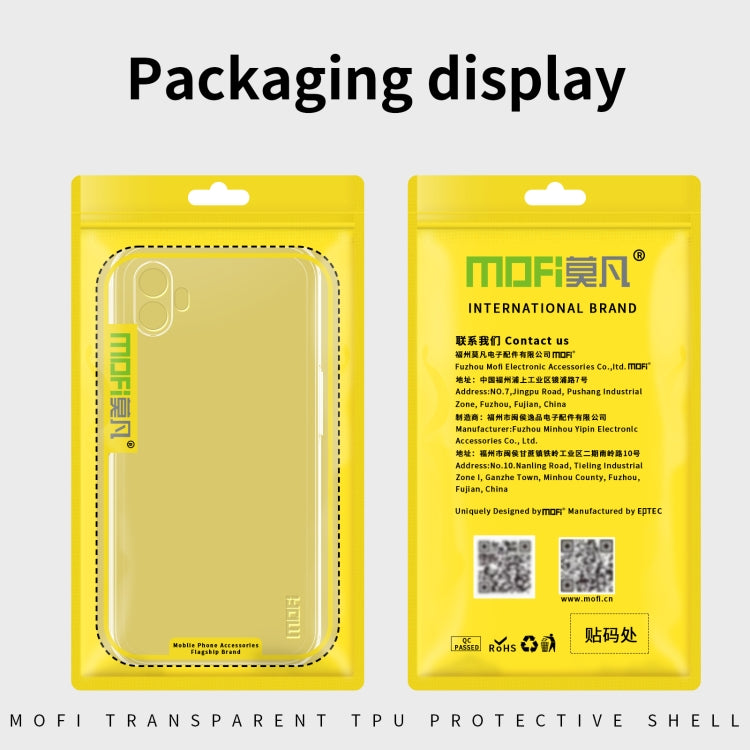 MOFI Ming Series Ultra-thin TPU Phone Case, For Asus Zenfone9, For Honor X40i, For OPPO A97 5G, For Realme V20 5G, For Infinix itel S16 / Vision1 pro, For Tecno Pop 6 GO