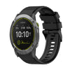 26mm Horizontal Texture Silicone Watch Band with Removal Tool, For Garmin Enduro, For Garmin Fenix 6X, For Garmin Fenix 6X Pro