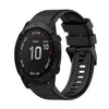 26mm Horizontal Texture Silicone Watch Band with Removal Tool, For Garmin Fenix 6X Sapphire, For Garmin Fenix 5X Sapphire, For Garmin Fenix 5X Plus