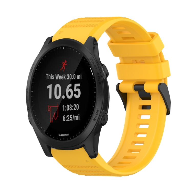 22mm Horizontal Texture Silicone Watch Band with Removal Tool, For Garmin Forerunner 955, For Garmin Forerunner 945, For Garmin Forerunner 935