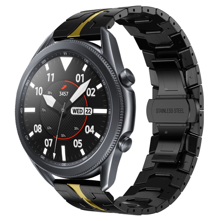 Armor Stainless Steel Metal Watch Band, For Samsung Galaxy watch3 45mm, For Samsung Galaxy watch 46mm, For Samsung Gear S3 Classic, For Samsung Gear S3 Frontier