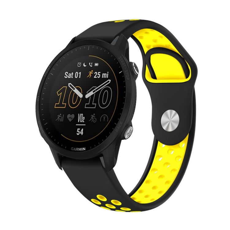 22mm Sports Breathable Silicone Watch Band, For Garmin Quatix 5 Sapphire, For Garmin Forerunner 955