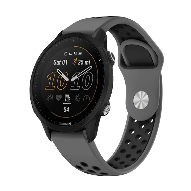 22mm Sports Breathable Silicone Watch Band, For Garmin Quatix 5 Sapphire, For Garmin Forerunner 955