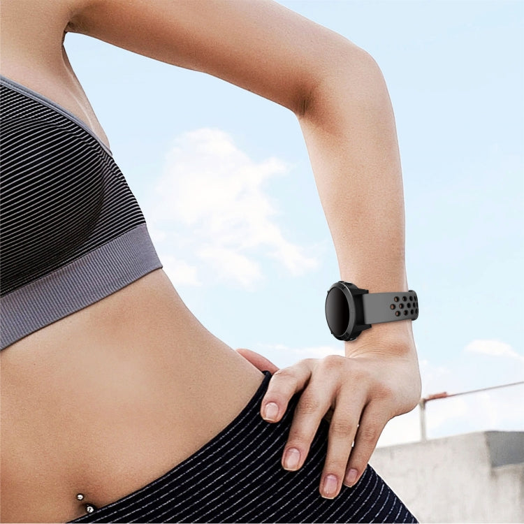22mm Sports Breathable Silicone Watch Band, For Garmin Forerunner 965, For Garmin Instinct 2