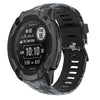 26mm Camouflage Printed Silicone Watch Band, For Garmin Instinct 2X Solar, For Garmin D2 Delta PX, For Garmin Tactix 7 Pro, For Garmin Tactix 7